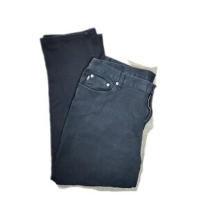 Lauren Ralph Lauren Black Straight Leg Denim